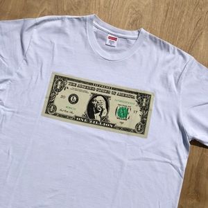 supreme dollar bill tee